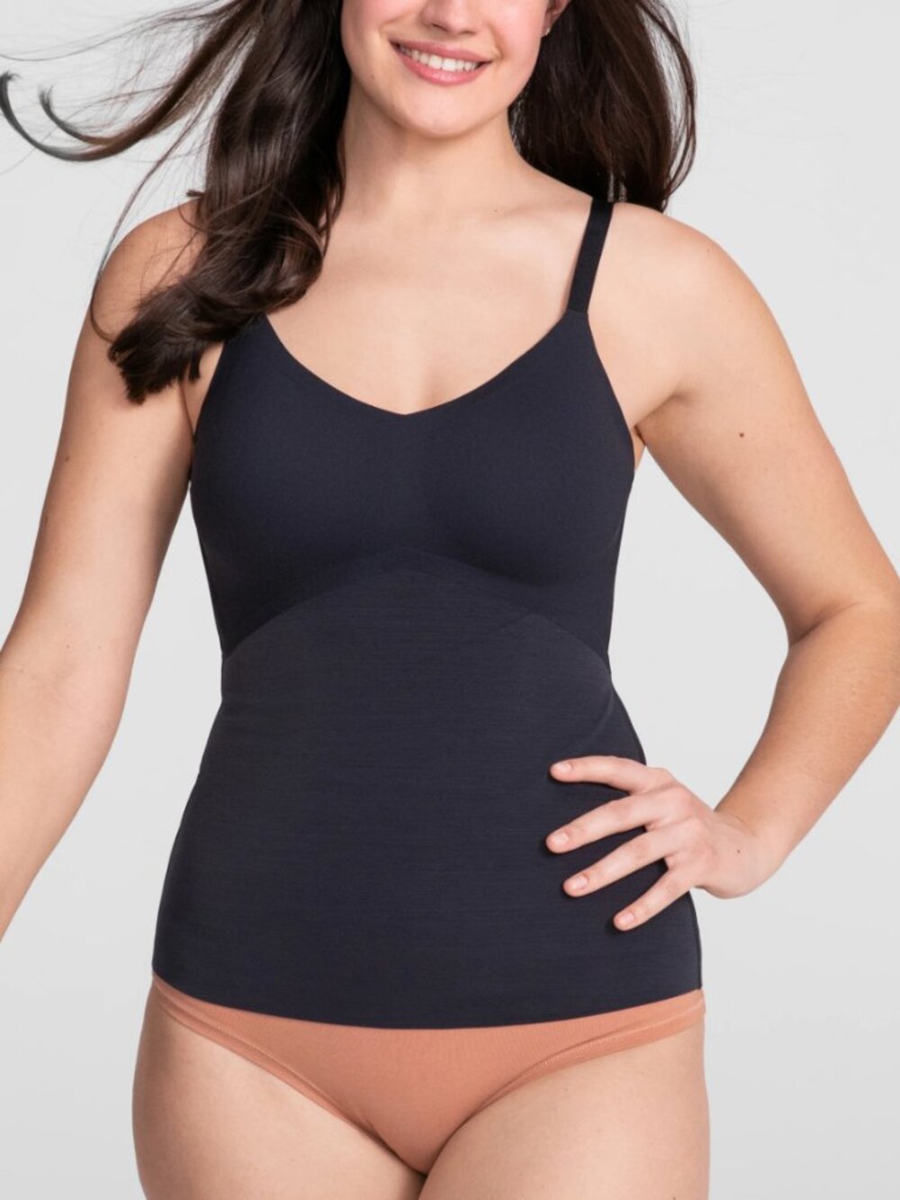 NWOT HoneyLove Liftware Cami Underwire-free smoothing Adjustable straps L